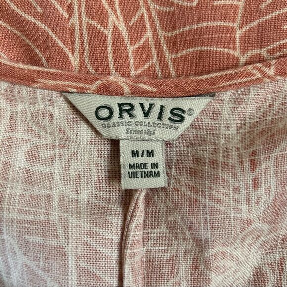 ORVIS Floral Pink & White Shift Dress Size Medium - Picture 5 of 8